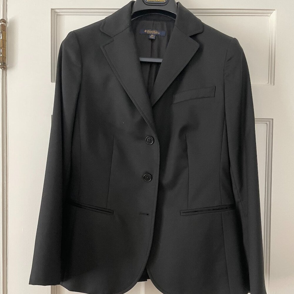 Brooks Brothers Black Blazer Size 8P EUC